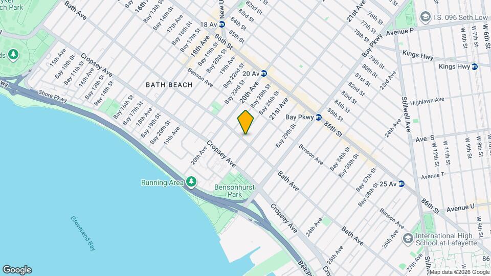 153 Bay 26th St Map and Location Details