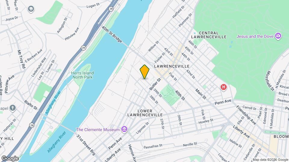 172 39th St Map and Location Details