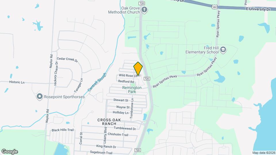 9116 Wild Rose Ln Map and Location Details