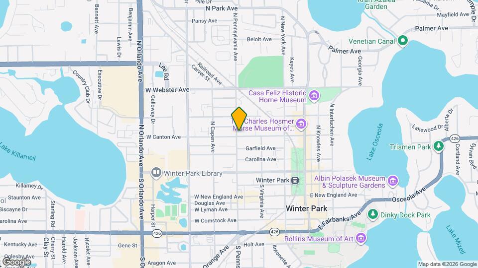 541 W Canton Ave Mapa y Detalles de la Ubicación