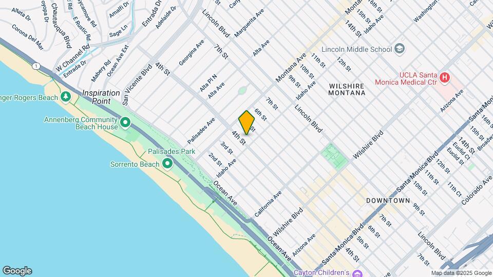 843 4th St Map and Location Details