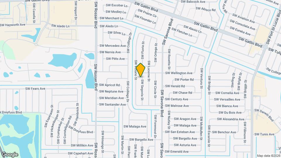 3014 SW Segovia St Map and Location Details