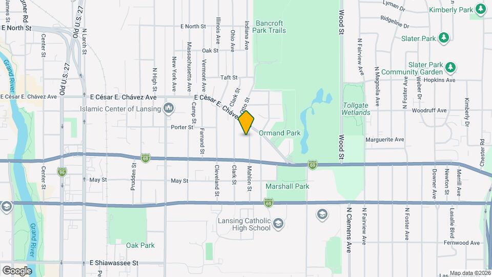 1007 Mahlon St Map and Location Details