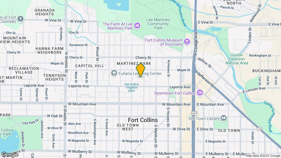 219 N Sherwood St Map and Location Details