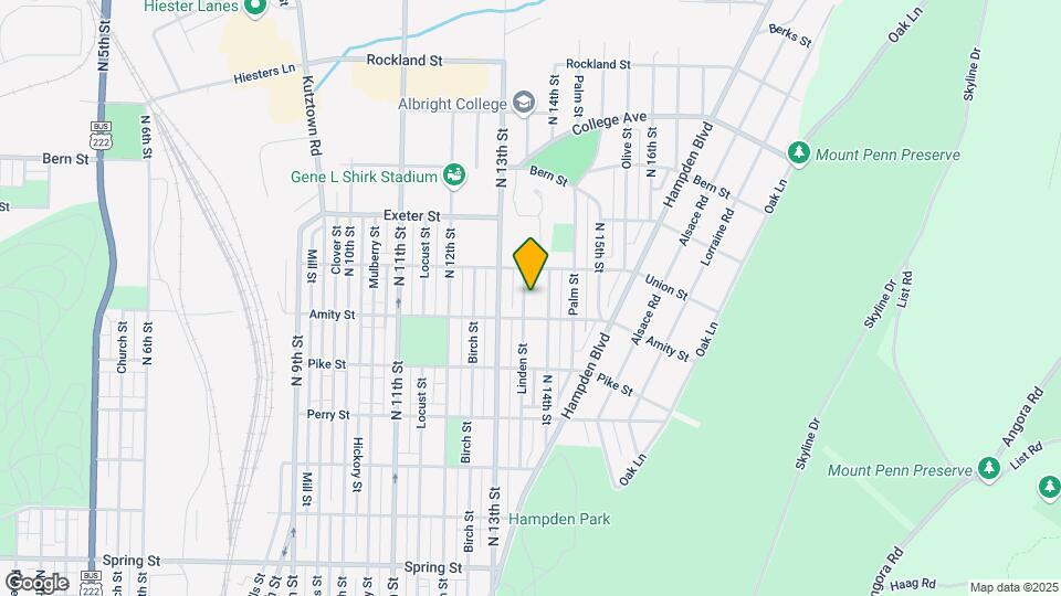 1513 Linden St Map and Location Details