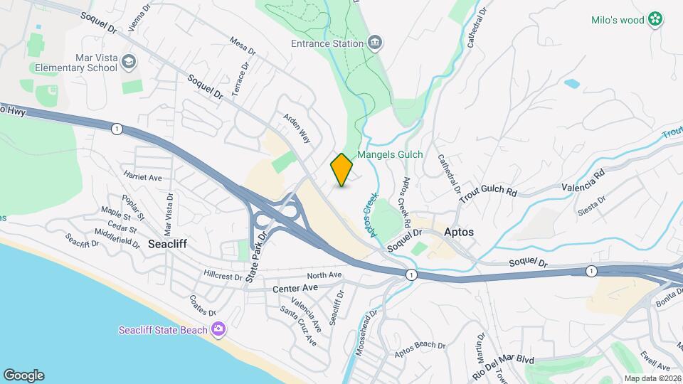 Aptos Blue Map and Location Details