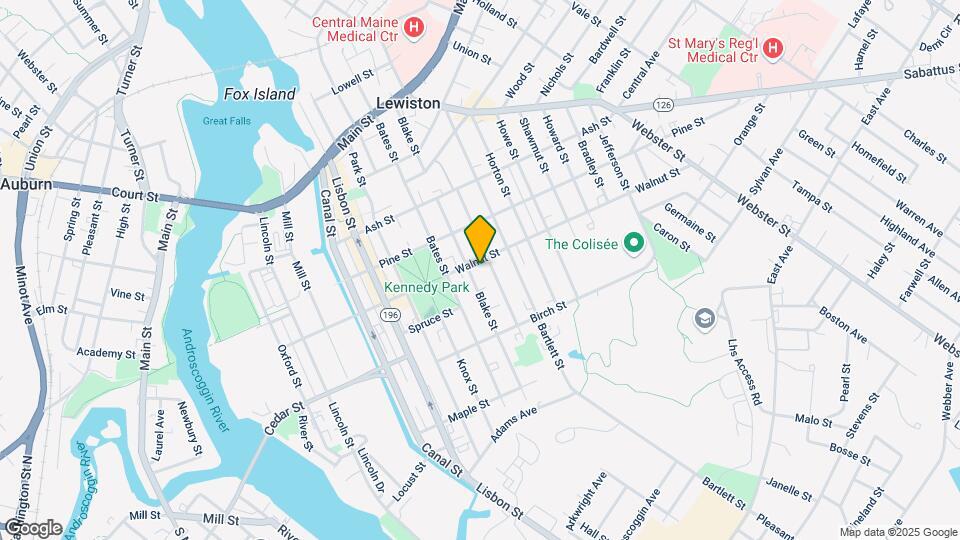 21 Walnut St Mapa y Detalles de la Ubicación