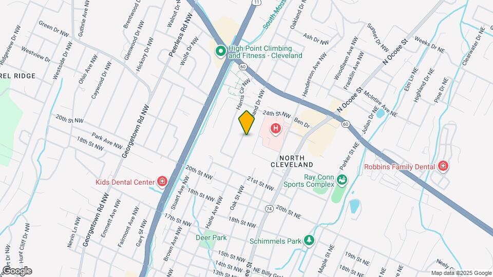 2300 Oakland Dr NW Map and Location Details