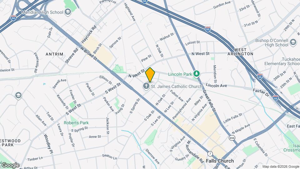 904 Park Ave Map and Location Details