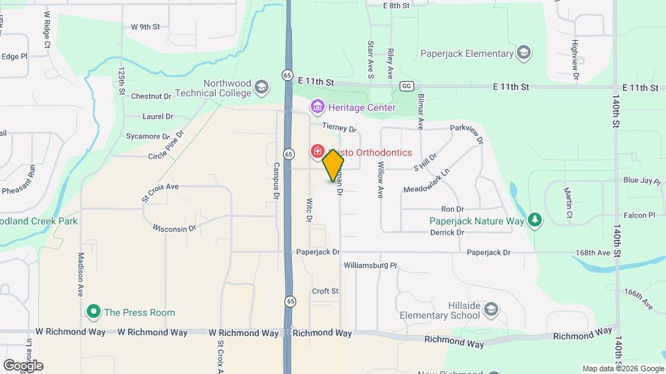 1377 Doman Dr Map and Location Details