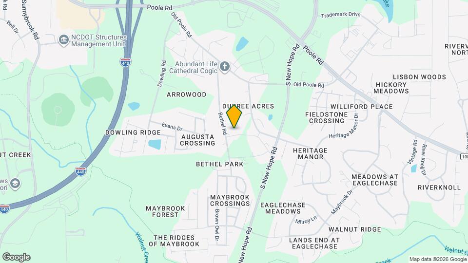 4317 Bethel Park Dr Map and Location Details