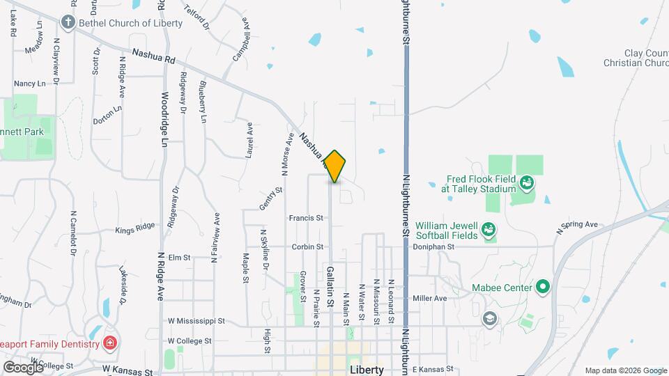 633 Gallatin St Map and Location Details