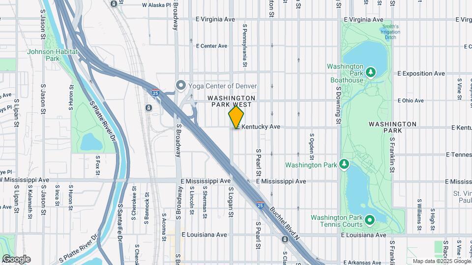 918 S Logan St, Unit 202 Map and Location Details