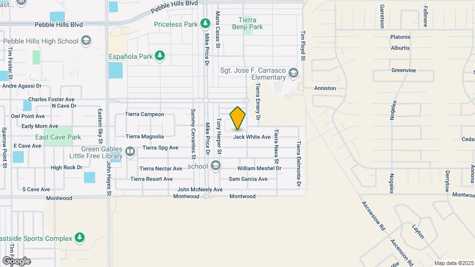 14753 Jack White Ave Mapa y Detalles de la Ubicación