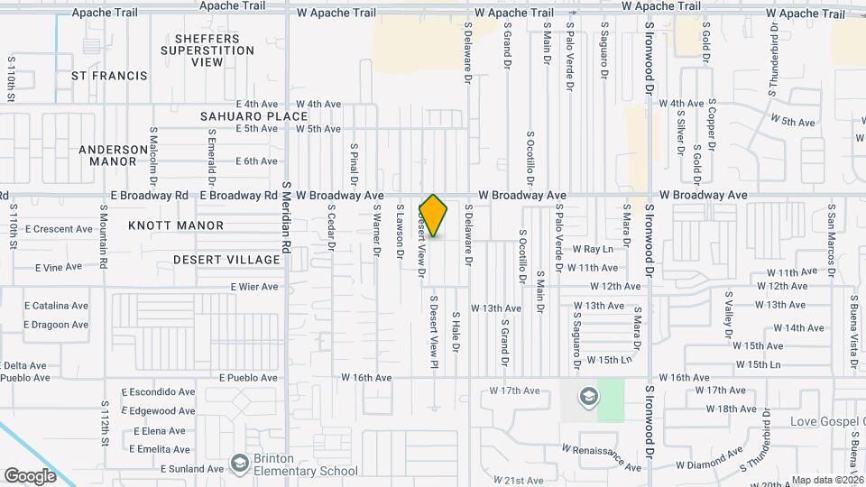 2677 W Simone Ave Map and Location Details
