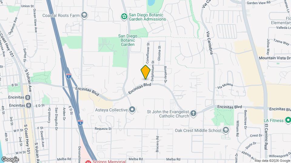710 Encinitas Blvd Map and Location Details
