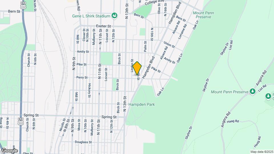 1337 Perry St Map and Location Details