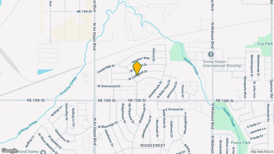 226 W Campbell Dr Map and Location Details