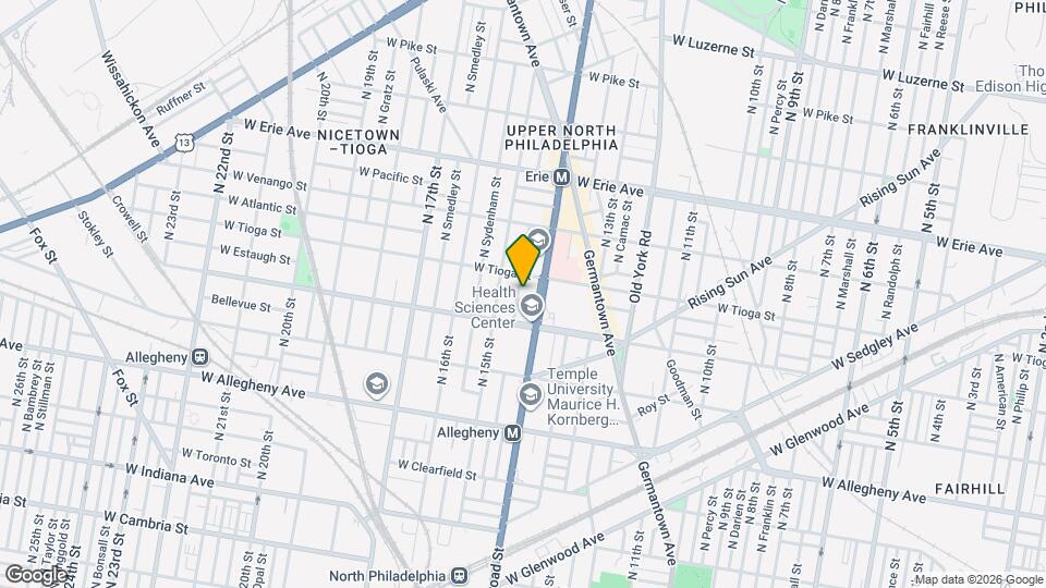 3439 N Carlisle St, Unit 2F Mapa y Detalles de la Ubicación