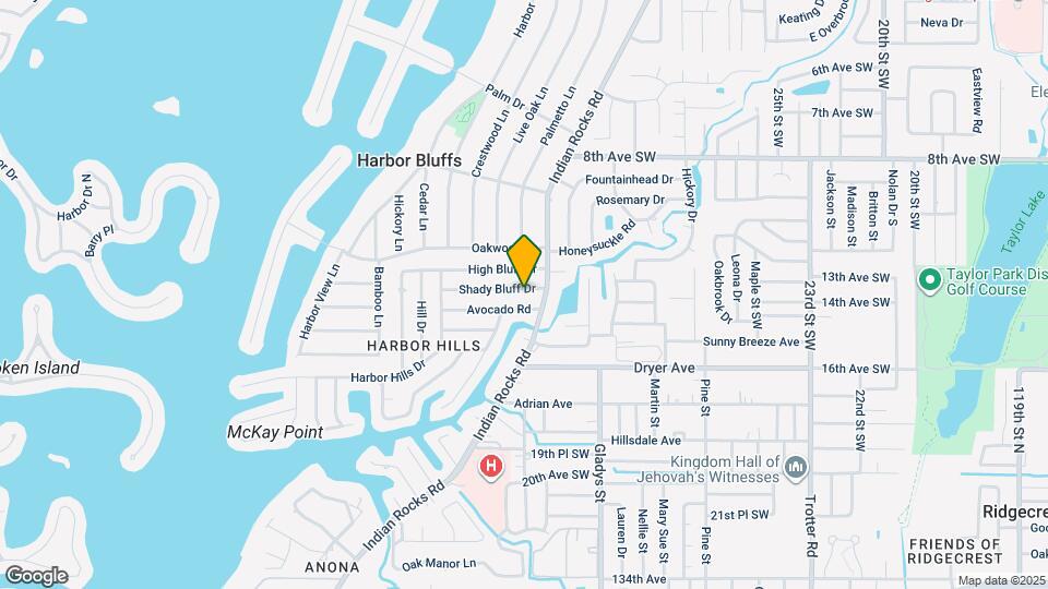 3488 Shady Bluff Dr Map and Location Details