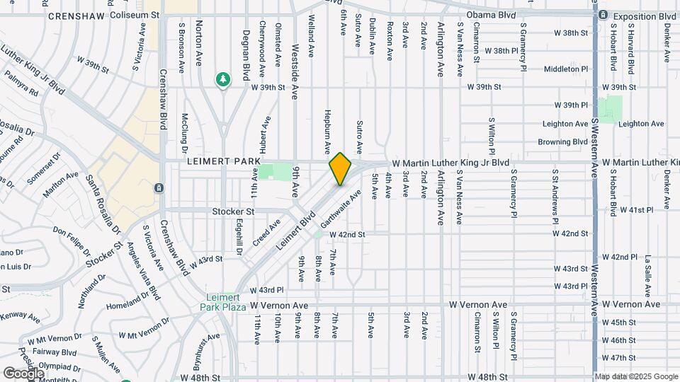 4134 Leimert Blvd Map and Location Details