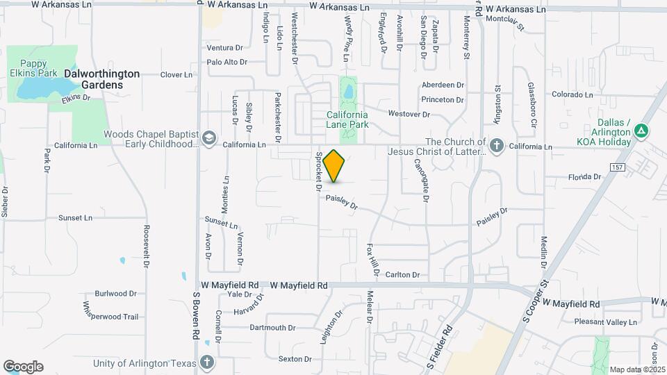 2016 Chantilly Ct Mapa y Detalles de la Ubicación