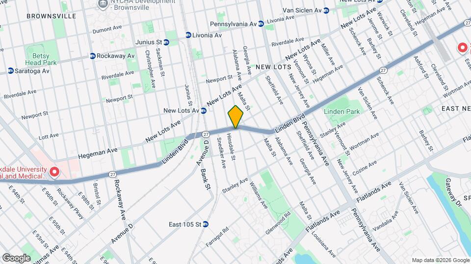 1784 Linden Blvd Map and Location Details