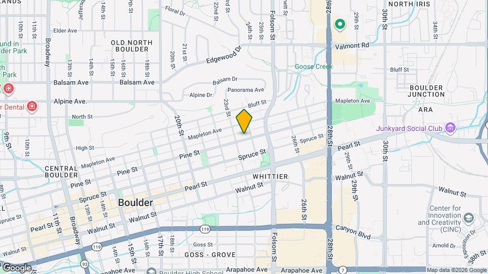 2329 Pine St Map and Location Details