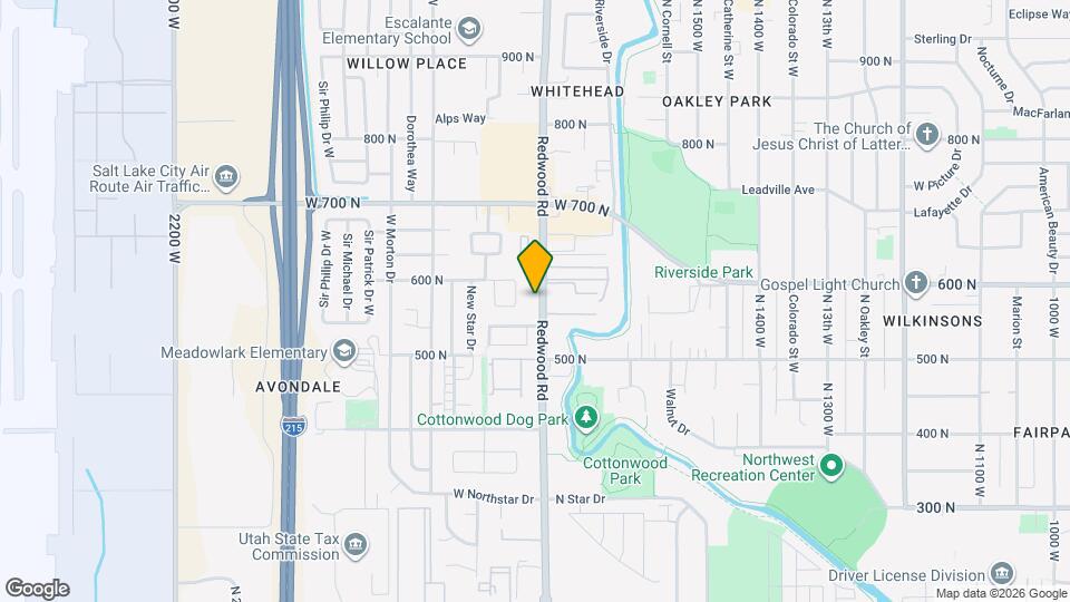 571 N Redwood Rd Map and Location Details