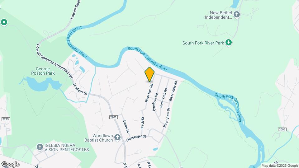 1417 River Run Rd Map and Location Details