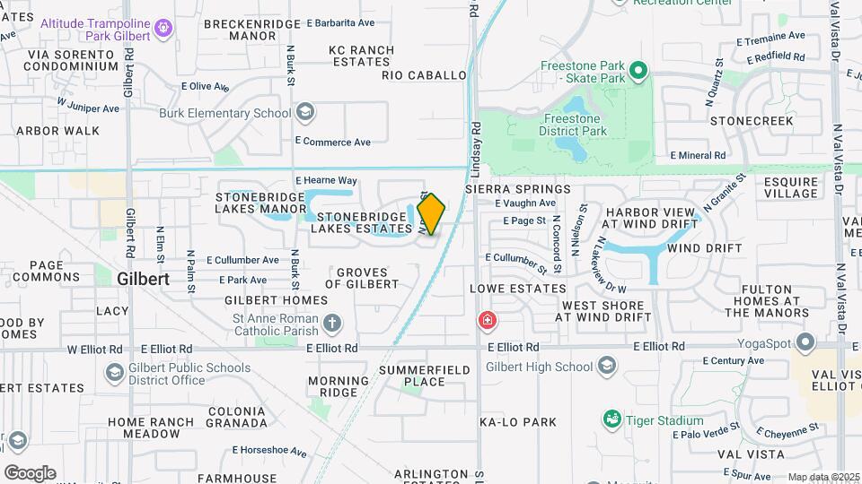 214 N Silverado St Map and Location Details