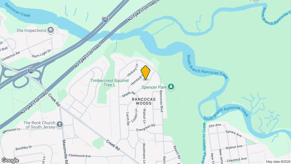 416 Magnolia Rd Map and Location Details