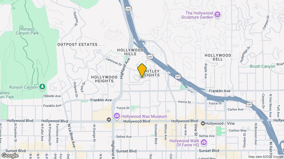 6640 Whitley Terrace Map and Location Details
