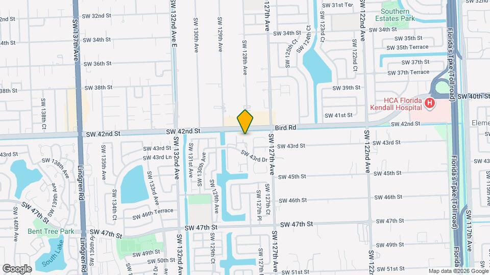 12811 SW 43rd Dr Map and Location Details