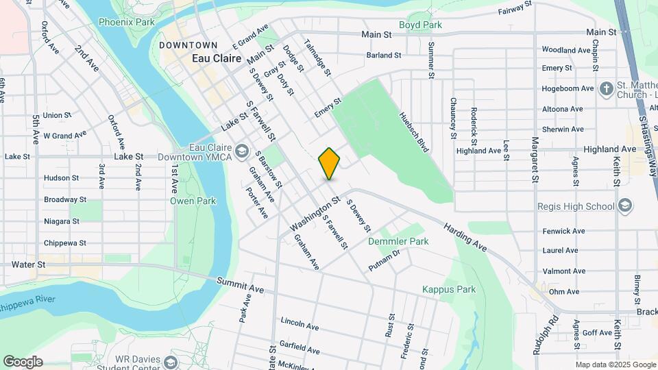 1101 S Dewey St Map and Location Details