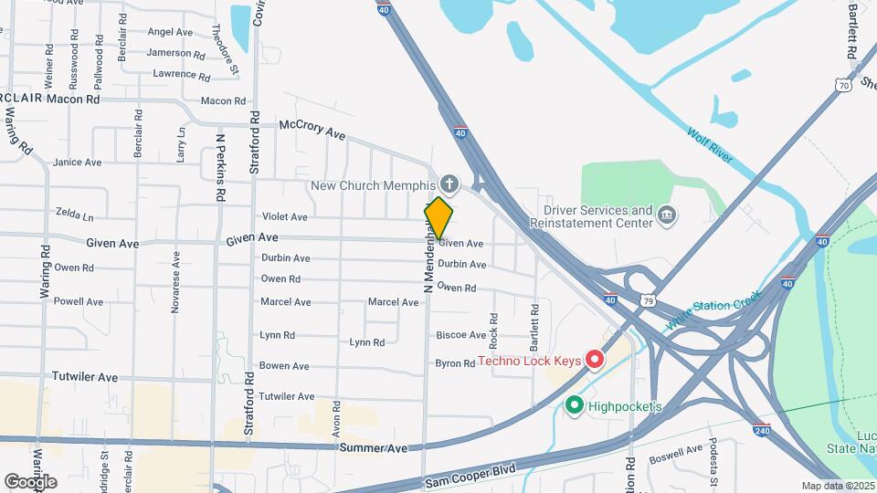 4903 Given Ave Map and Location Details