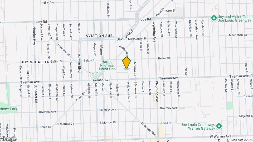 8059 Middlepointe St Map and Location Details
