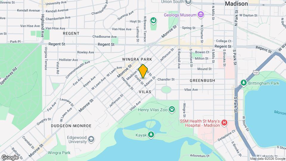 1005 Grant St Map and Location Details