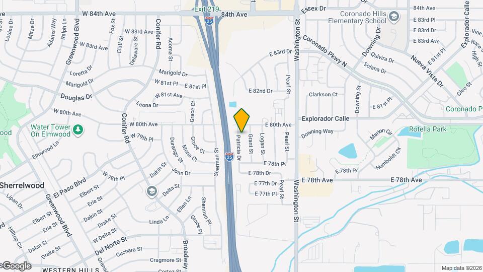 7956 Patricia Dr Map and Location Details