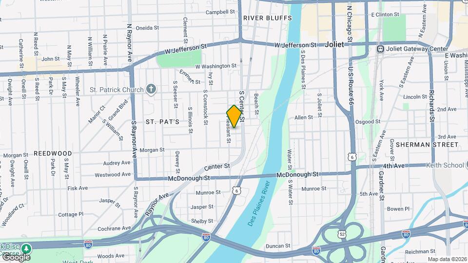 411 Wallace St Map and Location Details