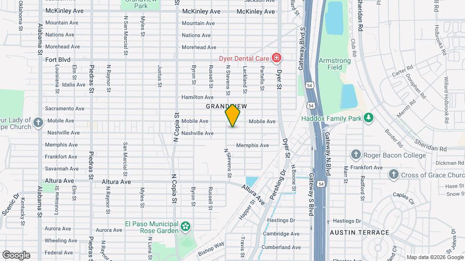 3711 Nashville Ave, Unit Unit 1 Map and Location Details