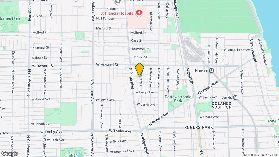 2114 W Birchwood Ave Map and Location Details