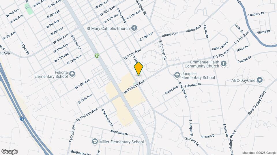 1656-1668 S Escondido Blvd Map and Location Details