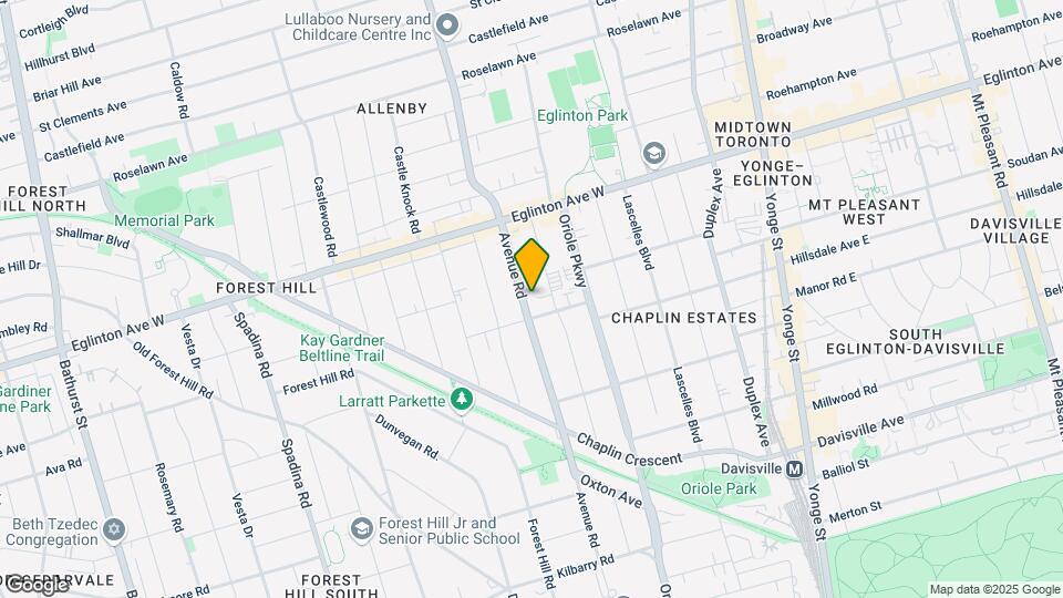 955-957 Avenue Rd Map and Location Details