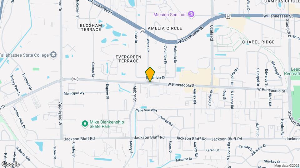 2325 W Pensacola St Map and Location Details