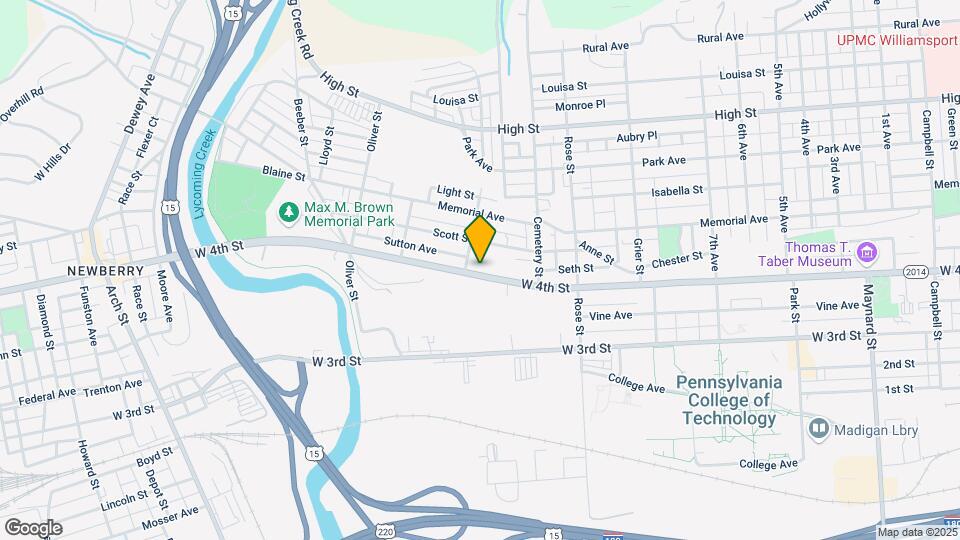 1460 W 4th St, Unit 2nd Floor Map and Location Details
