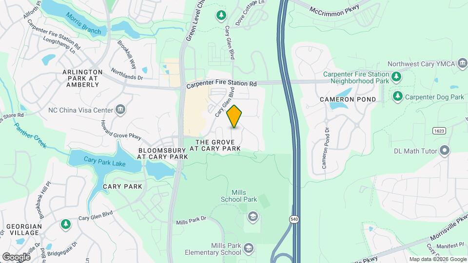 1428 Glenwater Dr Map and Location Details