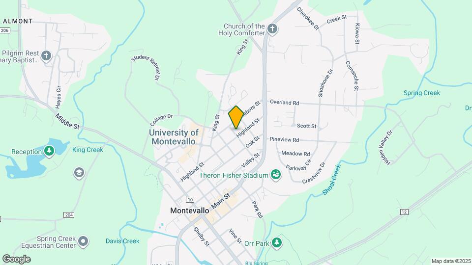 1211 Highland St Map and Location Details