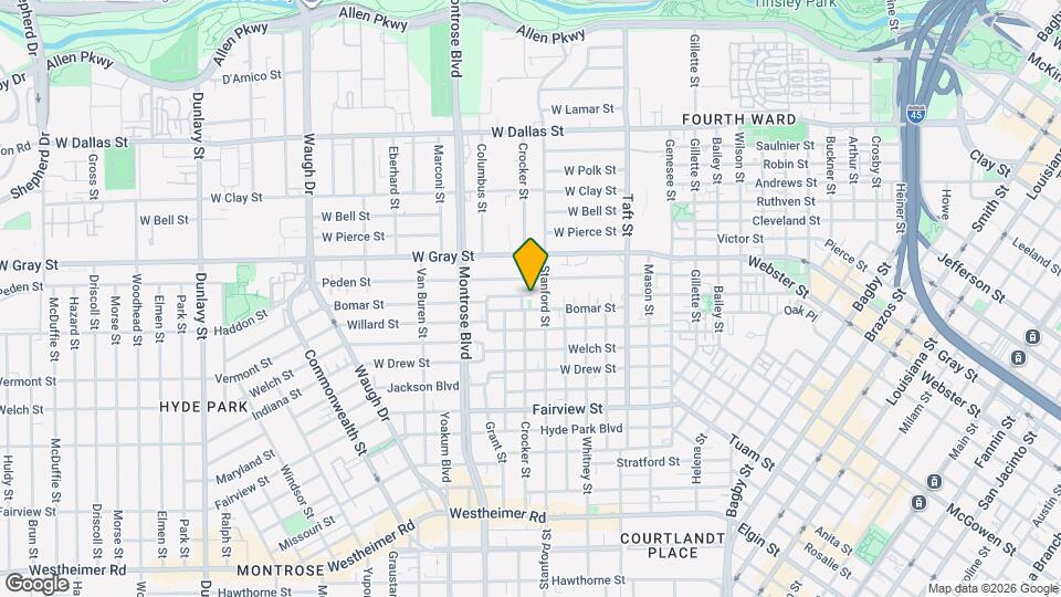 1807 Crocker St Map and Location Details