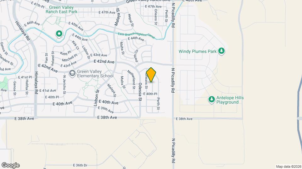 4093 Orleans Ct Map and Location Details